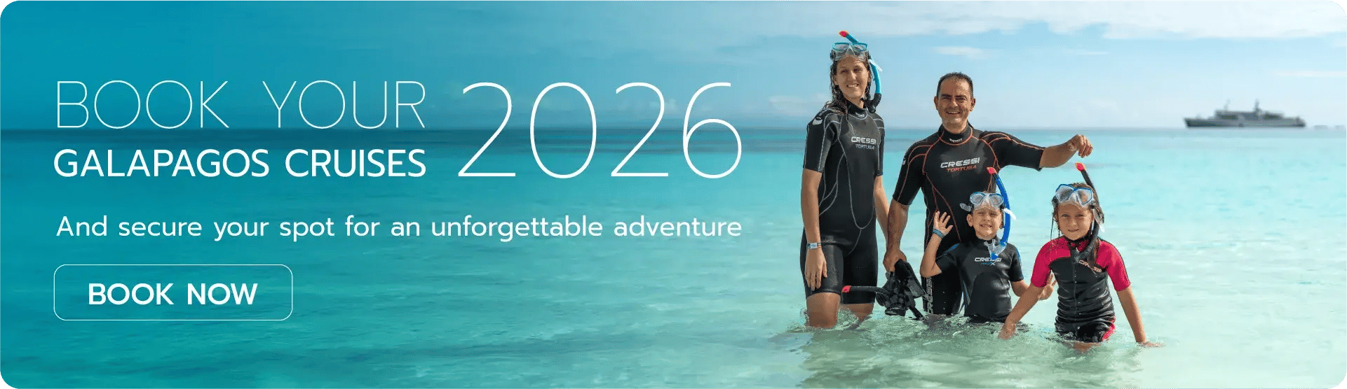 Book your Galapagos Cruises 2026