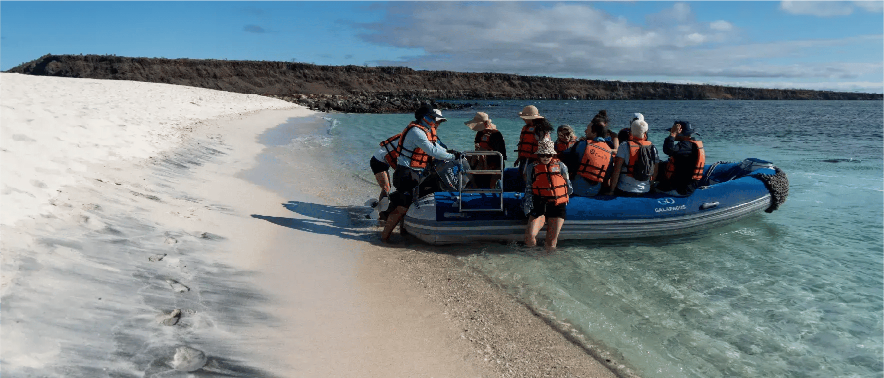 Galapagos Legend Itinerary North & West Expedition: Mosquera Islet