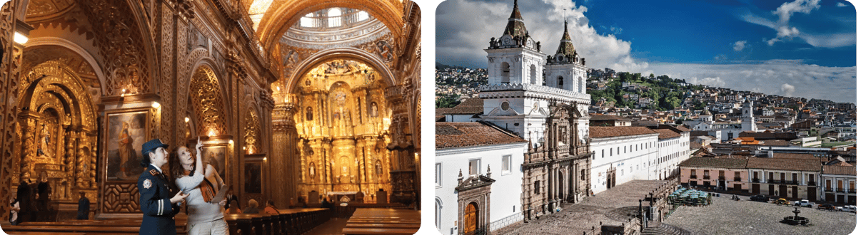 Timeless Quito - Discover colonial Quito´s rich heritage: Visiting Quito old town, churchs and more