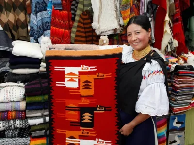 Woman - Otavalo market